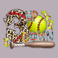 Three Up Down Softball Vintage Tee | Teevron