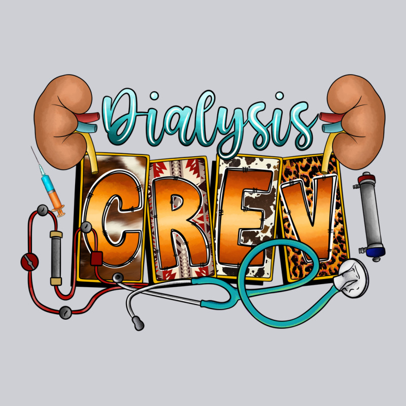 Dialysis Crew Heavyweight Sweatshirt by CowhideDigitalArt | Teevron