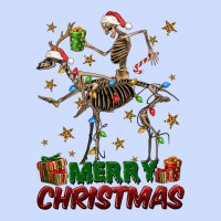 Merry Christmas Deer Skeleton Urban Heavy Tee | Teevron