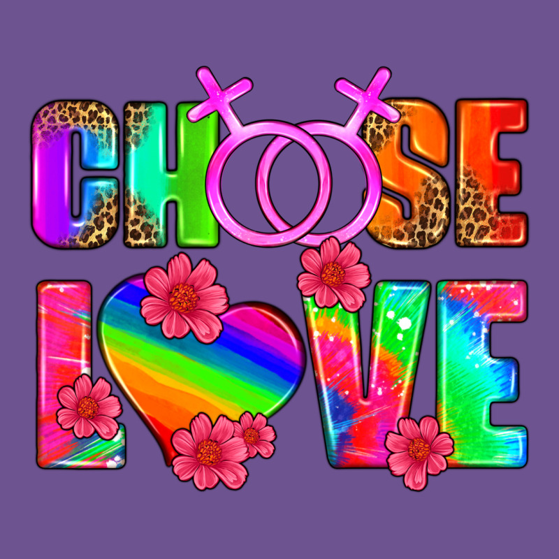Choose Love (lesbian) Vintage Tee by HRA Design Shop | Teevron