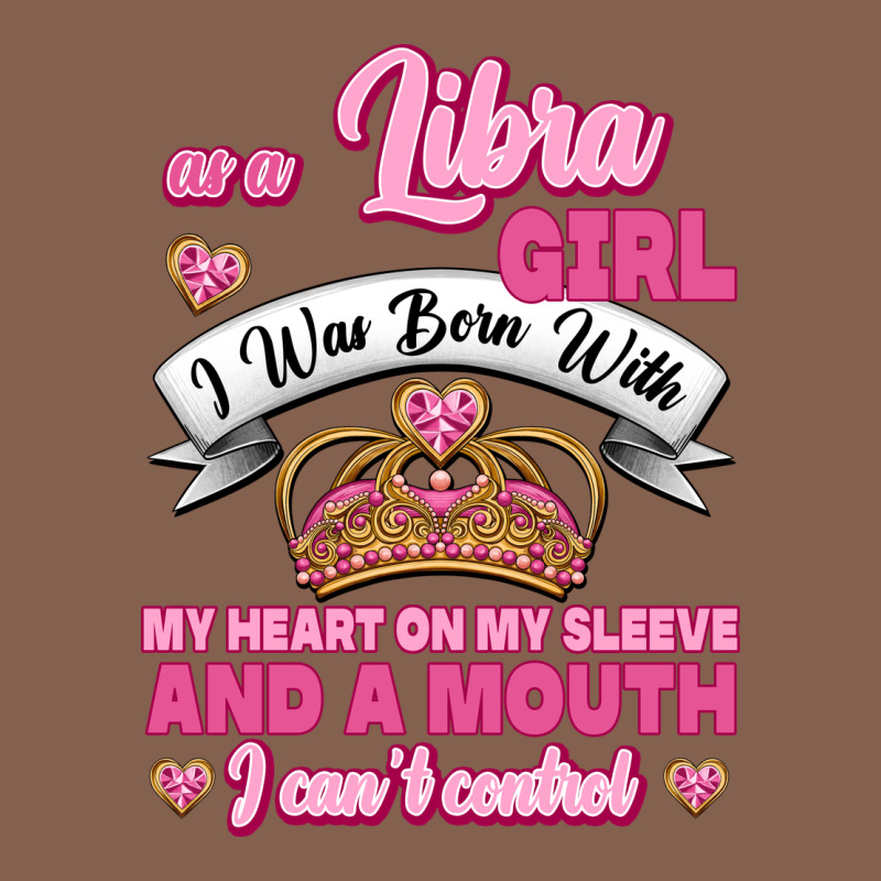 As A Libra Girl I Was Born With My Heart On My Sleeve And A Mouth Zipper Hoodie by Jasminsmagicworld | Teevron