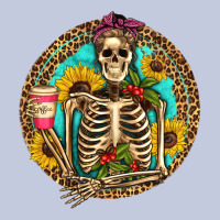 Western Skeleton Coffee Sunflowers Long Sleeve Tee | Teevron
