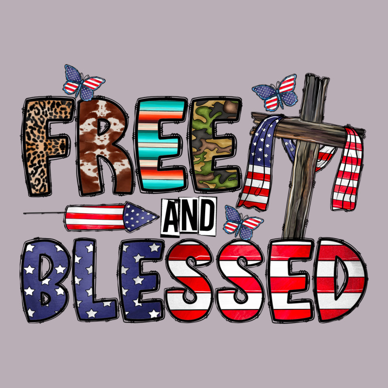 Free And Blessed Vintage Tee by CowhideDigitalArt | Teevron