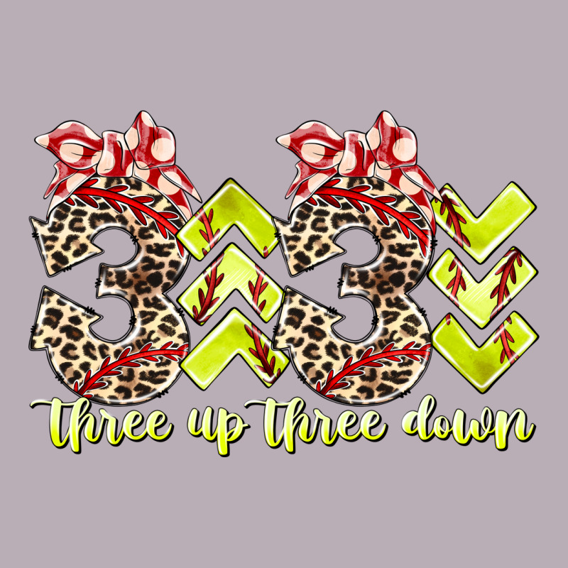 Three Up Theree Down Softball Vintage Tee by RacoonDesign | Teevron