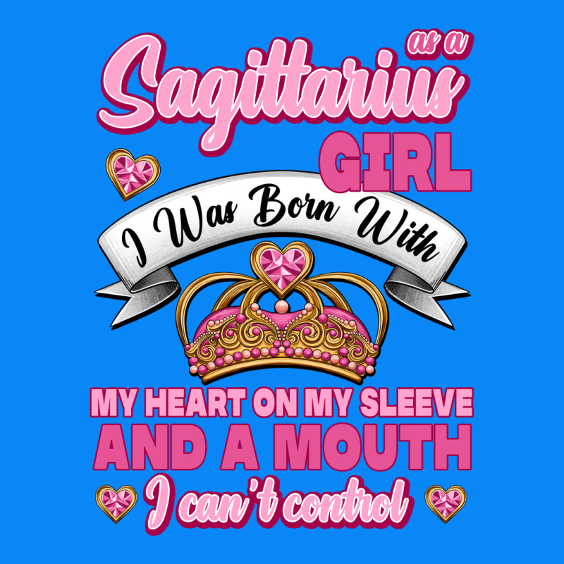 As A Sagittarius Girl I Was Born With My Heart On My Sleeve And  Mouth Zipper Hoodie by Jasminsmagicworld | Teevron