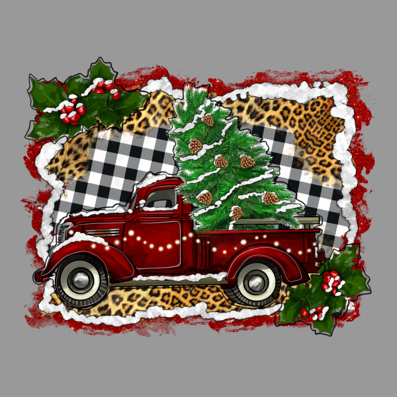 Christmas Truck With Tree Vintage Hoodie by RanaPortraitStore | Teevron