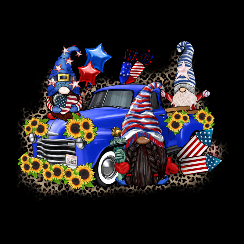 4th Of July Gnomes With Truck Heavyweight Sweatshirt by CowGirlArtShop | Teevron
