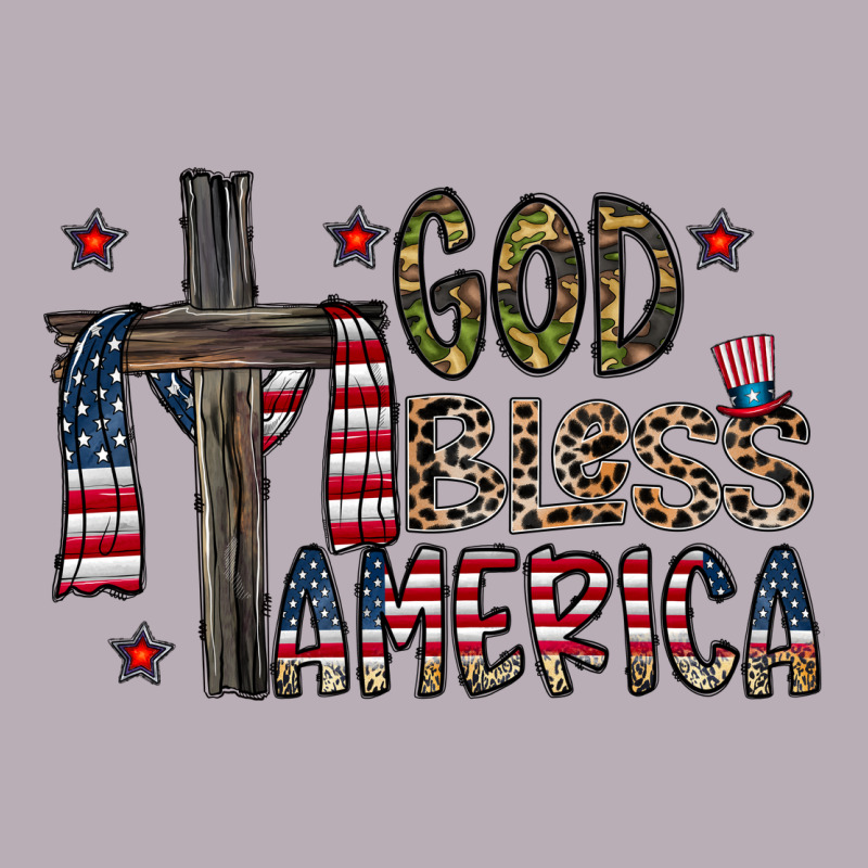 God Bless America Vintage Tee by CowhideDigitalArt | Teevron