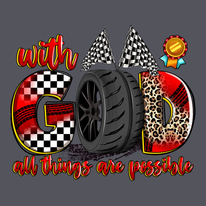 With God All Things Are Possible Vintage Hoodie by Zillion Design Studio | Teevron
