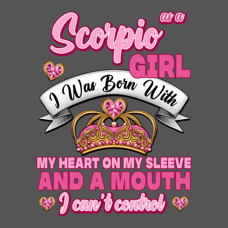 As A Scorpio Girl Zodiac Girls Zipper Hoodie by Jasminsmagicworld | Teevron