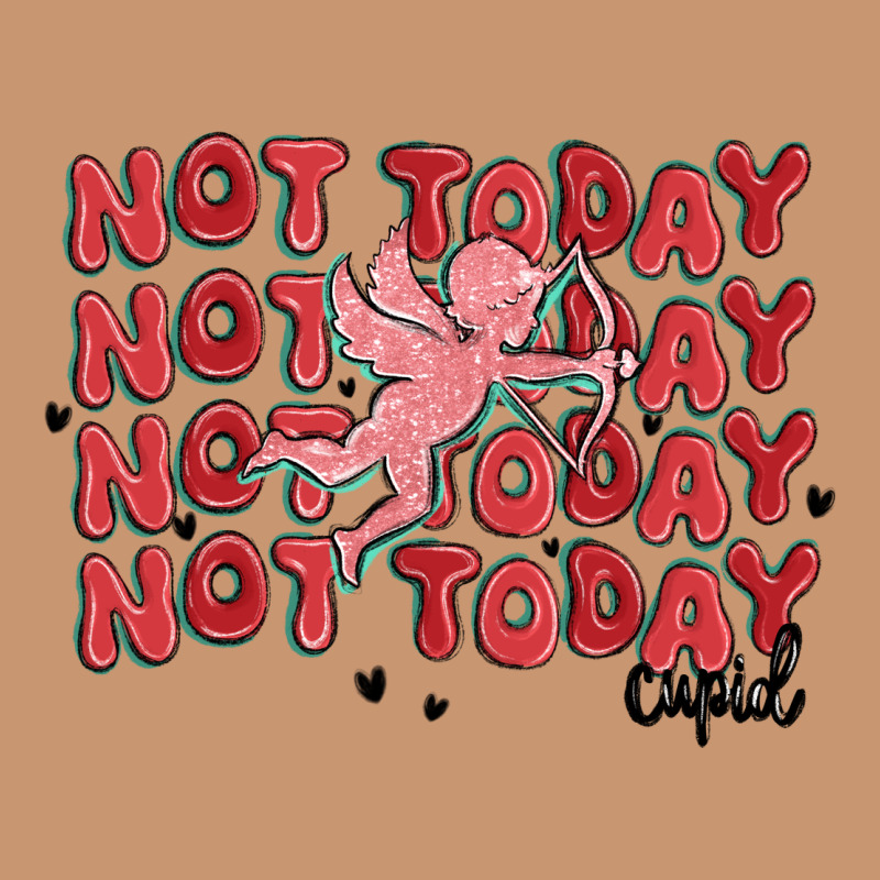 Not Today Cupid Heavyweight Hoodie by MaliasSmallBusiness | Teevron