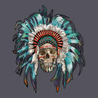 Indian Headdress With Native American Skull Vintage Hoodie | Teevron