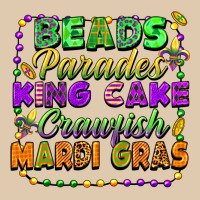 Beads Parades King Cake Crawfish Mardi Gras Heavyweight Sweatshirt | Teevron