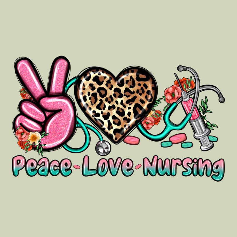 Peace Love Nursing Heavyweight Hoodie by NancyCooperArtShop | Teevron