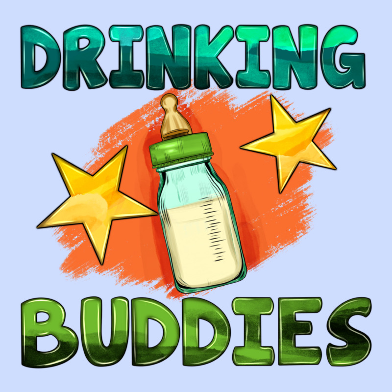 Drinking Buddies With Baby Bottle Urban Heavy Tee by HRA Design Shop | Teevron