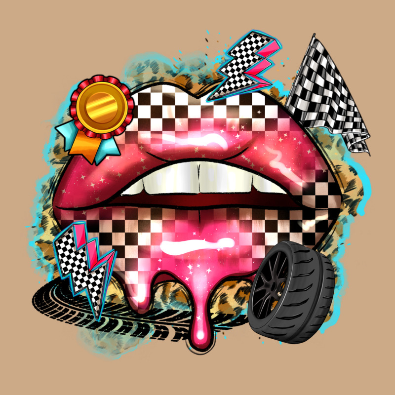 Race Lips Vintage Hoodie by Zillion Design Studio | Teevron