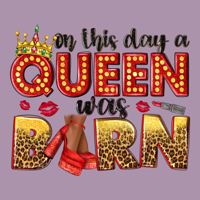 On This Day A Queen Was Born Heavyweight Hoodie by NancyCooperArtShop | Teevron