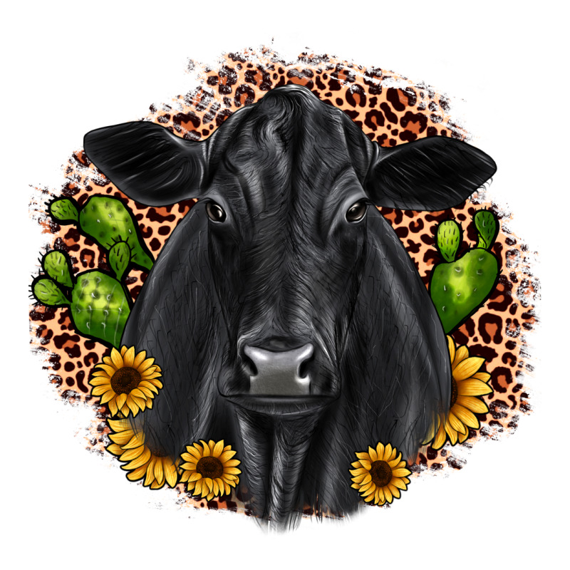 Black Angus Cactus Sunflower Classic Tee by JahusDesignShop | Teevron