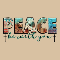 Peace Be With You Cross Heavyweight Hoodie | Teevron