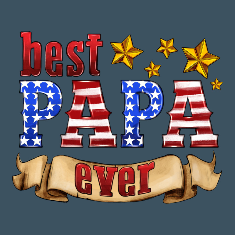 Best Papa Ever Urban Heavy Tee by HRA Design Shop | Teevron