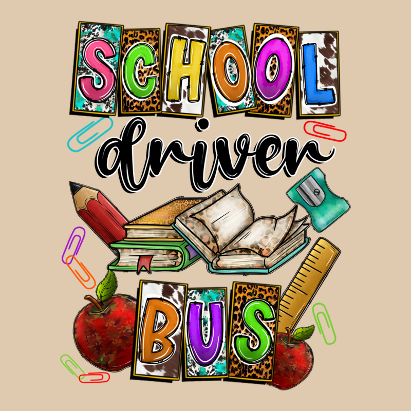 School Driver Bus Heavyweight Sweatshirt by CowhideDigitalArt | Teevron