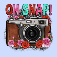 Oh Snap Rose Grey Leopard Vintage Camera Urban Heavy Tee | Teevron