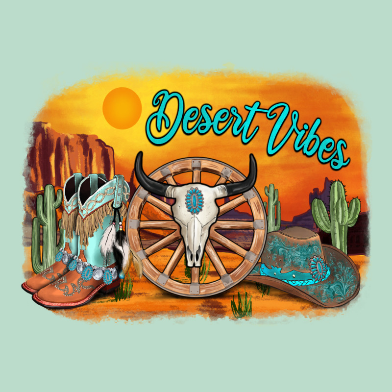 Desert Vibes Premium Hoodie by AdoDesignShop | Teevron