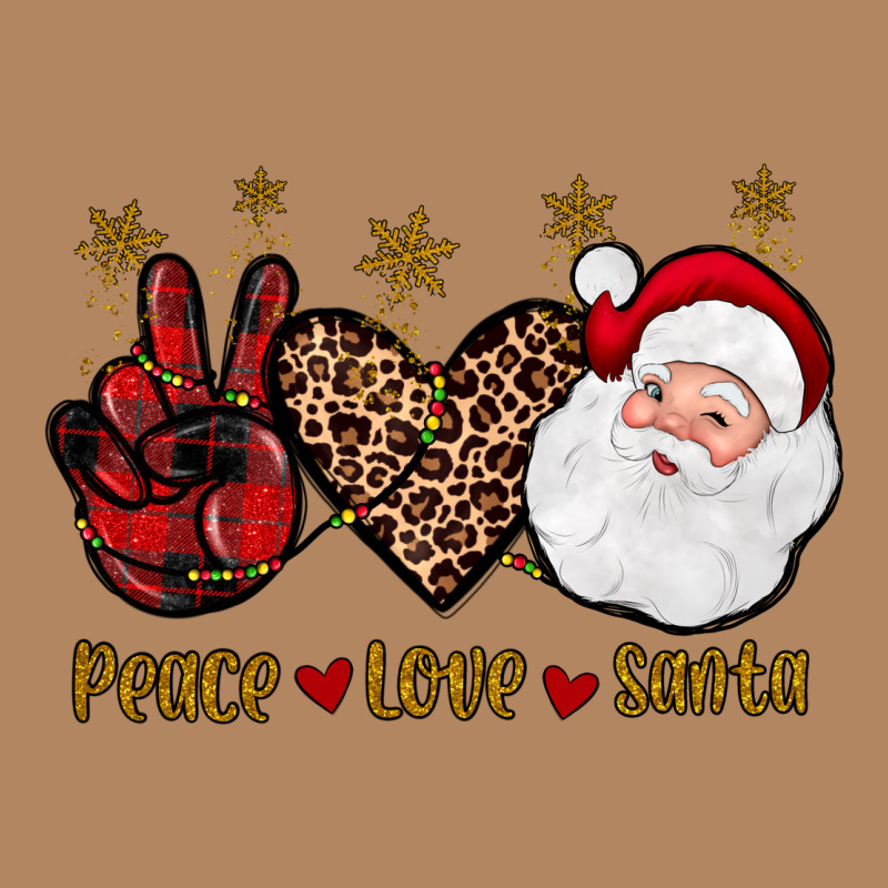 Peace Love Santa Long Sleeve Tee by JahusDesignShop | Teevron