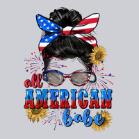 All American Babe 4th Of July Heavyweight Sweatshirt | Teevron