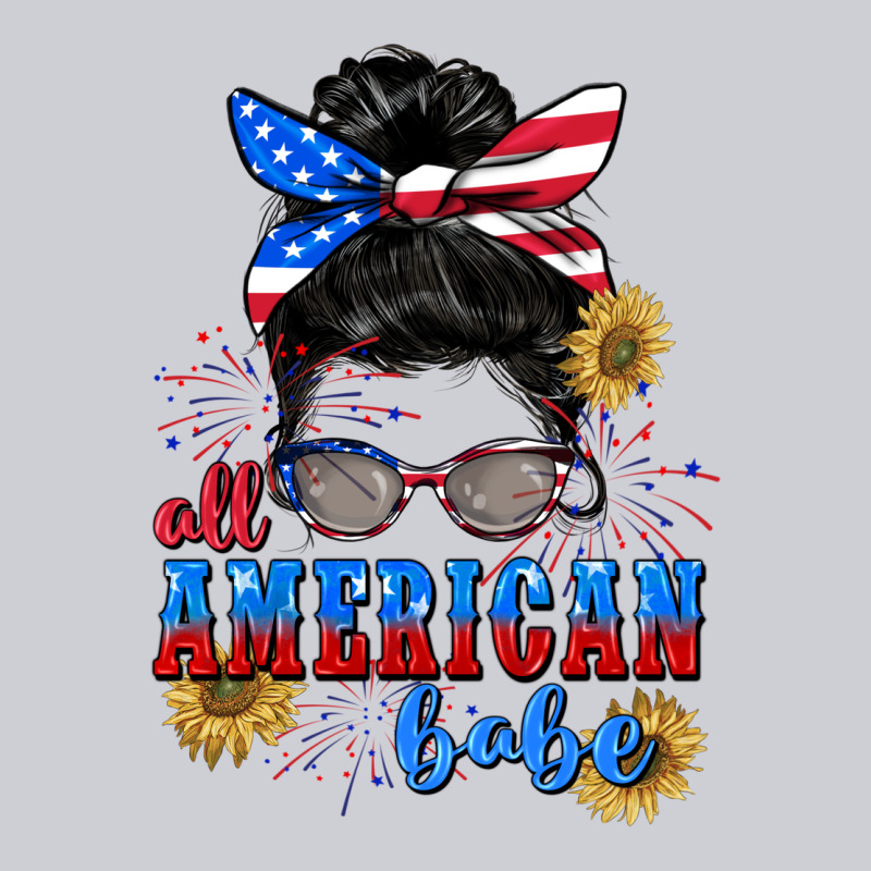 All American Babe 4th Of July Heavyweight Sweatshirt by CowGirlArtShop | Teevron