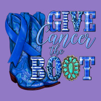 Give Cancer The Boot Colon Cancer Blue Ribbon Nca Urban Hoodie | Teevron