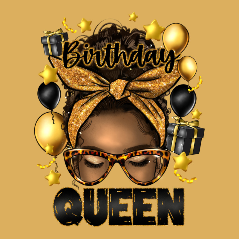 Birthday Queen Afro Messy Bun Premium Hoodie by Artiststas | Teevron
