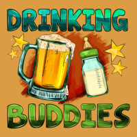Drinking Buddies With Baby Bottle And Beer Urban Heavy Tee | Teevron