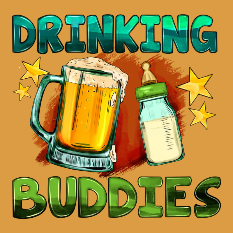 Drinking Buddies With Baby Bottle And Beer Urban Heavy Tee by HRA Design Shop | Teevron