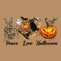Peace Love Halloween Vintage Hoodie | Teevron