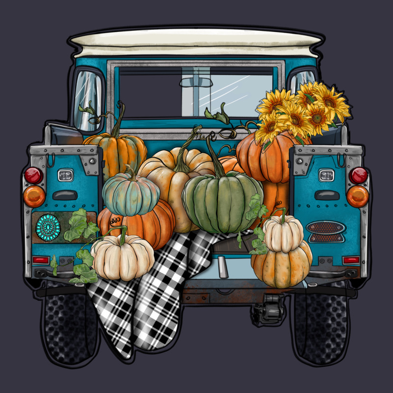 Pumpkin Truck Vintage Hoodie by RanaPortraitStore | Teevron