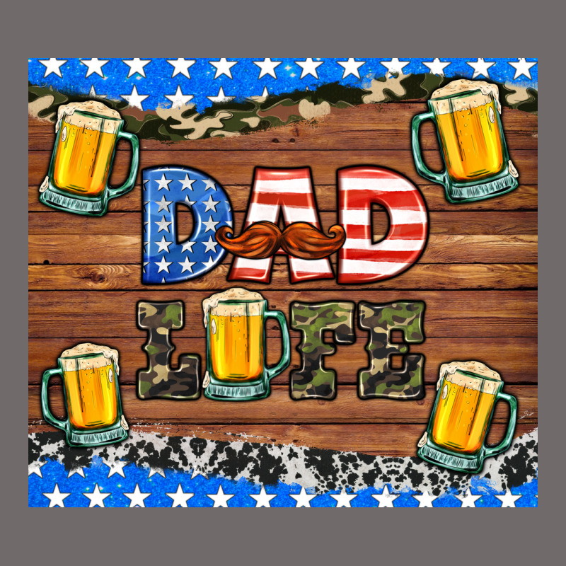 Dad Life With Beers Urban Heavy Tee by HRA Design Shop | Teevron