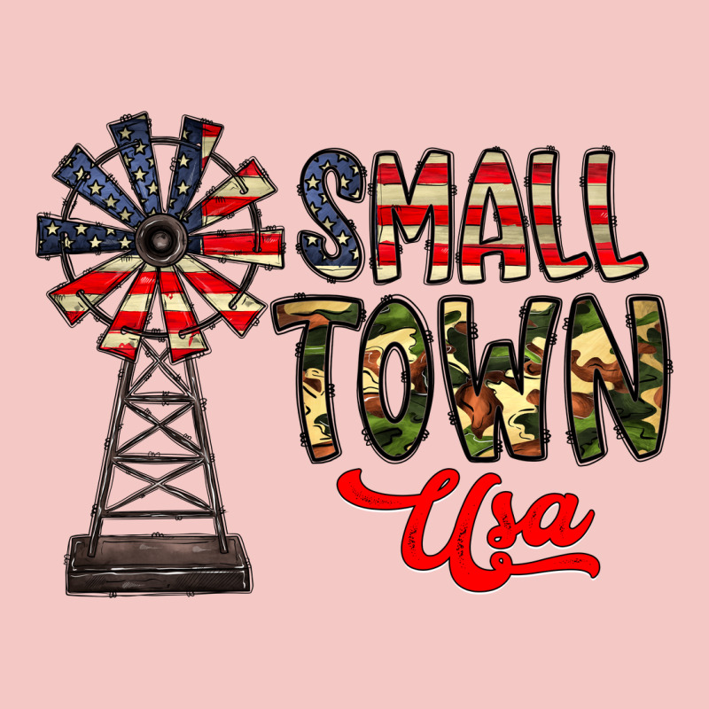 Small Town Usa Urban Heavy Tee by CowhideDigitalArt | Teevron