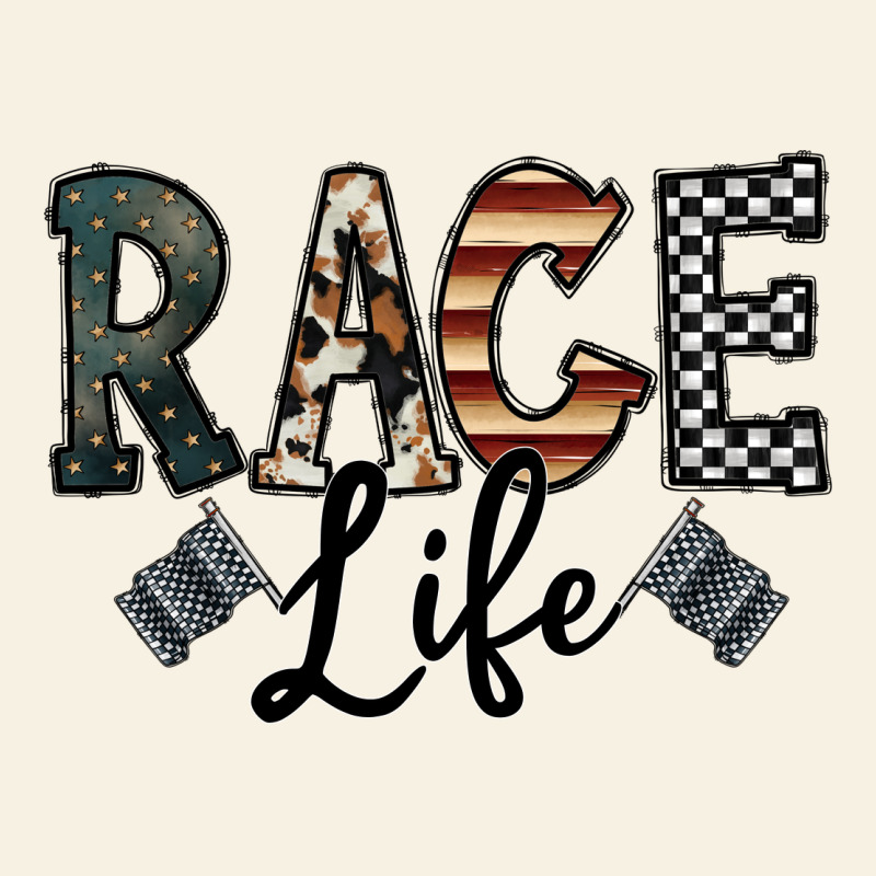 Race Life Vintage Tee by CowhideDigitalArt | Teevron