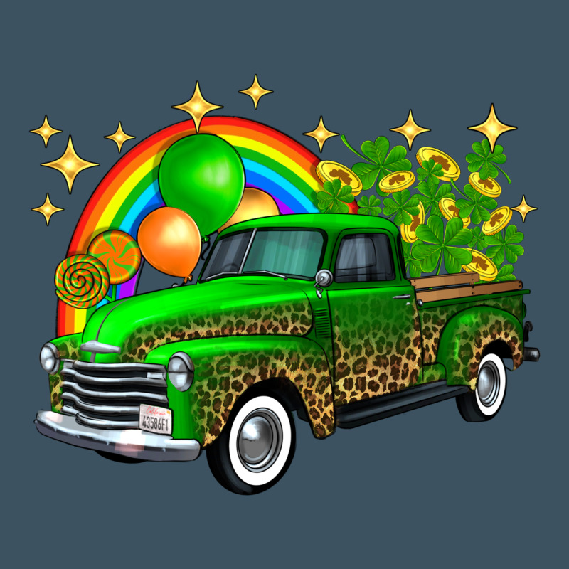 St Patricks Shamrock Gold Rainbow Balloon Candy Truck Urban Heavy Tee by FaDigitalArtStudio | Teevron