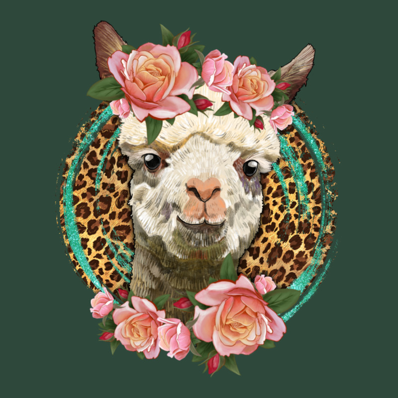 Western Llama And Roses Zipper Hoodie by LillyAllenDesigns | Teevron