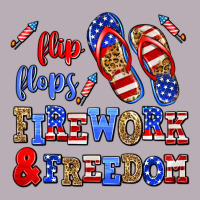 Flip Flops Fireworks And Freedom Vintage Tee | Teevron
