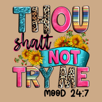 Thou Shalt Not Try Me Mood 24 7 Vintage Hoodie | Teevron