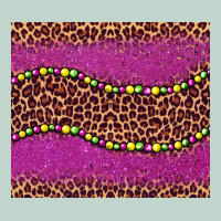 Mardi Gras  Leopard Pink Glitter Bead Zipper Hoodie | Teevron