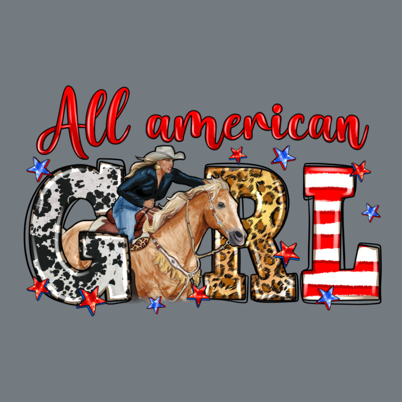 All American Girl With Cowgirl Heavyweight Sweatshirt by Neo Western | Teevron