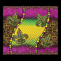 Mardi Gras  Leopard Pink Glitter Zipper Hoodie | Teevron