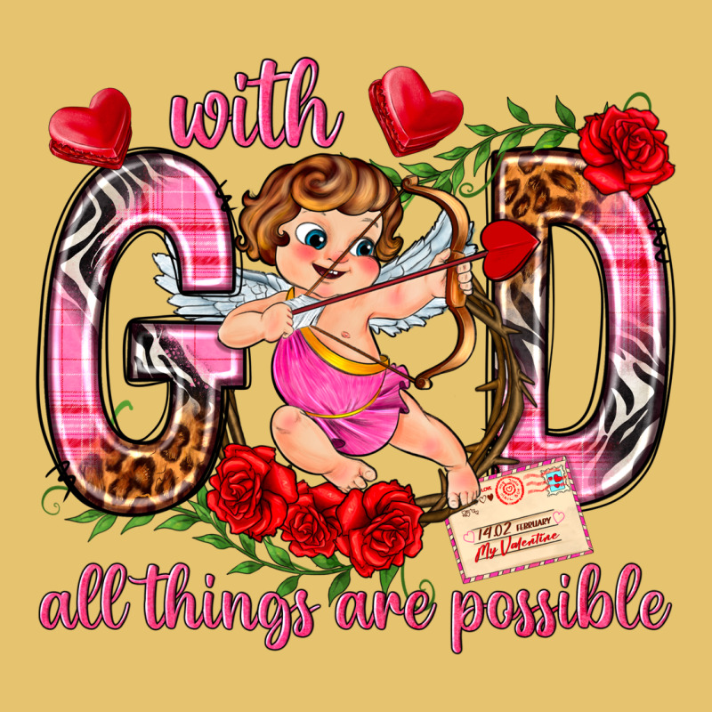 With God All Things Are Possible Premium Sweatshirt by NancyCooperArtShop | Teevron