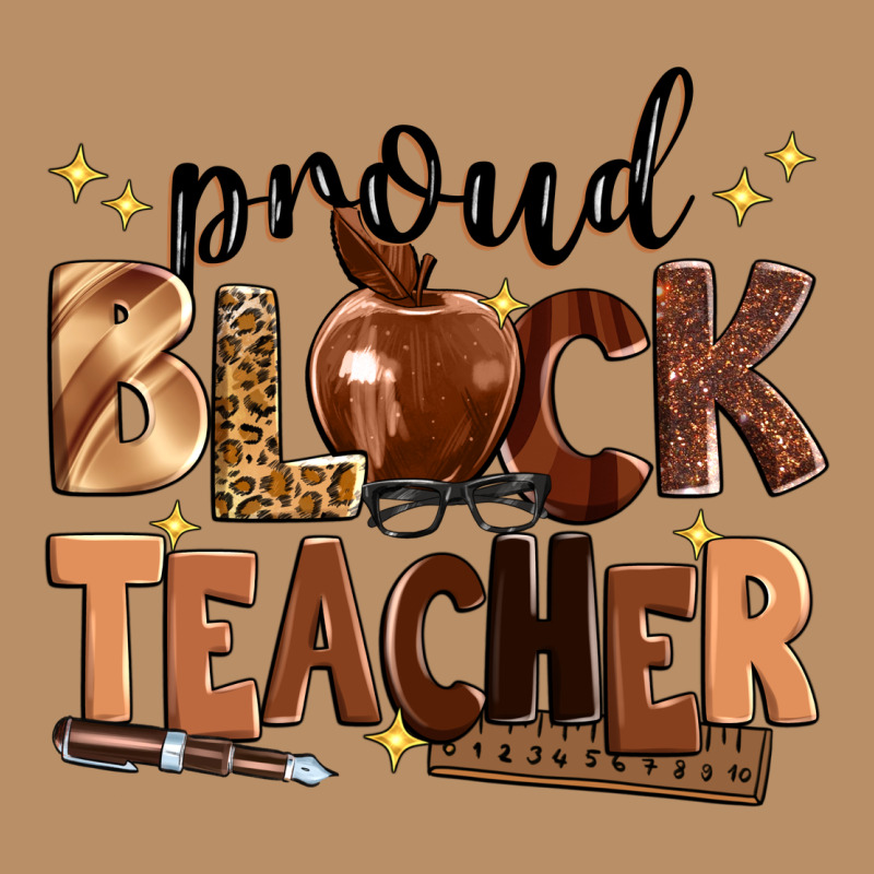 Proud Black Teacher Vintage Hoodie by Zillion Design Studio | Teevron
