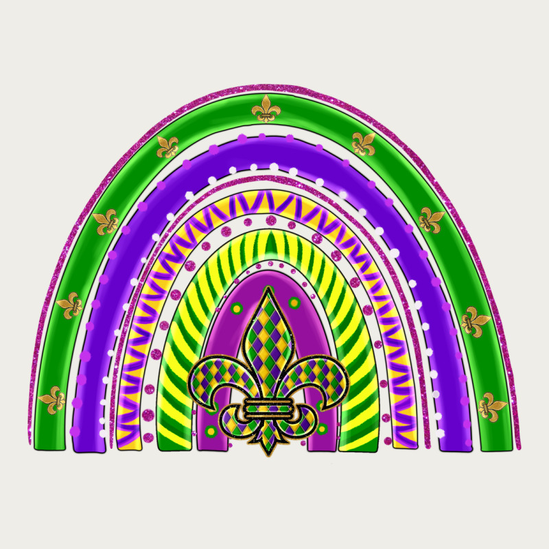 Mardi Gras Rainbow Zipper Hoodie by BarkalooDesign | Teevron