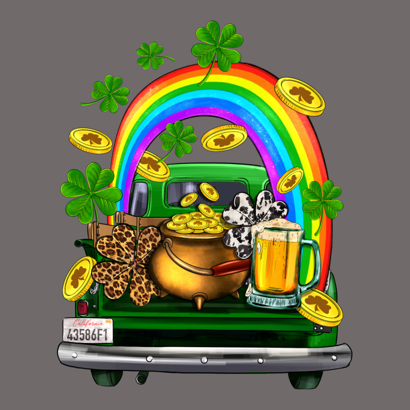 St Patricks Shamrock Gold Beer Truck Urban Heavy Tee by FaDigitalArtStudio | Teevron